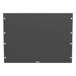 [DPFP8] Tapa Ciega para Rack / 19 in / 8UR / Acero / Plano / Negro | DPFP8