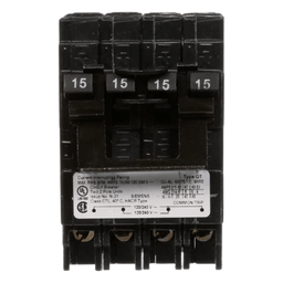 [Q21540CT] Interruptor Automático TRIPLEX / 2 Polos Simples + 1 Polo Doble / 15-40 A / 120/240 VCA / 10 kA / Enchufable | Q21540CT