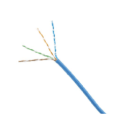 [NUL6C04BU-ME] Bobina de Cable UTP 305 Metros (1000 Pies) de Cobre, Azul, Categoría 6 (24 AWG), 1000Mbps, LSZH (Bajo Humo, Cero Halógenos), de 4 Pares | NUL6C04BU-ME