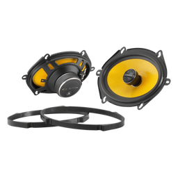 [10-03350-00] Bocina Coaxial 2 Vías / 5 x 7 Pulgadas / 50 W RMS / 4 Ω / 40 Hz a 24 kHz / Tweeter Aluminio 19 mm | 10-03350-00