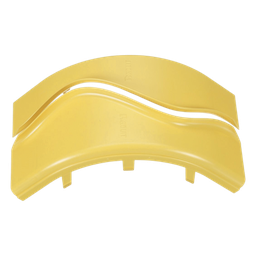 [FROVRASC4LYL] Tapa de Bajada Vertical Exterior / 90° / Radio de Curvatura 50.8 mm / Canaleta 4x4 / Color Amarillo | FROVRASC4LYL