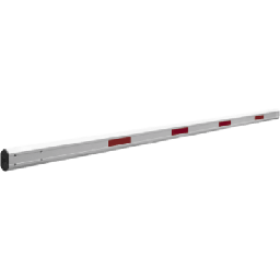 [XB-TEL-ARM-8M] Brazo Telescópico para Barrera / Aluminio / 8 m (26.2 ft) / Bandas Rojas de Alta Visibilidad / Acabado Blanco | XB-TEL-ARM-8M