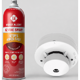 [KITAF400DSMK4] KIT Protección Contra Incendios / Extintor en Aerosol AF400 + Detector de Humo Fotoeléctrico / Seguridad Residencial y Comercial | KITAF400DSMK4
