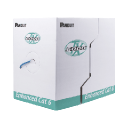 [PUR6004BU-ME] Bobina de Cable UTP 305 Metros (1000 Pies) de Cobre, TX6000? PanNet, Reelex, Azul, Categoría 6 Mejorado (23 AWG), PVC (CMR, Riser), de 4 Pares | PUR6004BU-ME