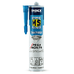 [MSTR290] Adhesivo Sellador MS / Transparente / 290 ml / Polímero Híbrido / Resistencia 140 kg/10 cm² / Sin Solventes | MSTR290