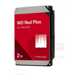 [WD20EFPX] Disco Duro NAS / 2 TB / 3.5" / 5400 RPM / CMR / 175 MB/s / NASware / RAID hasta 8 Bahías / MTBF 1M Horas | WD20EFPX