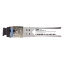 [LP-SFP-BD-1G-20-SC] Transceptor Óptico SFP Bidireccional / 1.25 Gbps / Monomodo 1310/1550 nm / Alcance 20 km (12.4 mi) / Conector SC/UPC Simplex / DDM / 2 Piezas | LP-SFP-BD-1G-20-SC