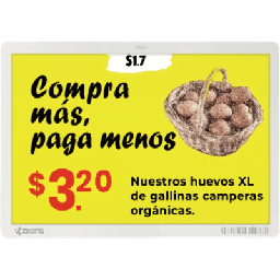 [ZKC75B] Etiqueta de Tinta Electrónica / ESL / 7.5 Pulgadas / Uso en Estantes / Bluetooth | ZKC75B
