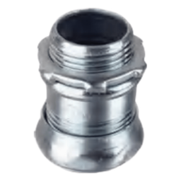 [PST-ES-604S] Conector de Compresión / 1 1/4" (32 mm) / Acero Galvanizado / UL Listed / Continuidad Eléctrica y Mecánica | PST-ES-604S