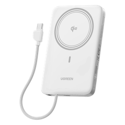 [75983B] Banco de Energía / 10000 mAh / 30W USB-C PD+PPS / Cable USB-C Integrado 30W / Carga Inalámbrica Magnética 15W / Pantalla LED / 39.2 Wh | 75983B