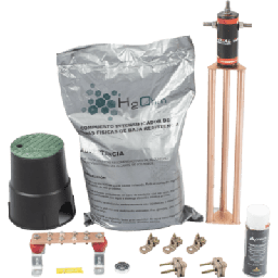 [KIT-MASTER-25AB-V2] Kit de tierra física modelo TG45AB con Electrodo Magnetoactivo, capacidad: 45 AMP | KIT-MASTER-25AB-V2