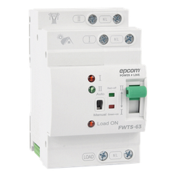 [EPTRANSFER110] Interruptor de Transferencia Automática / 110 VCA / 63 A / Conmutación 20 ms / Doble Entrada / Protección Industrial | EPTRANSFER110