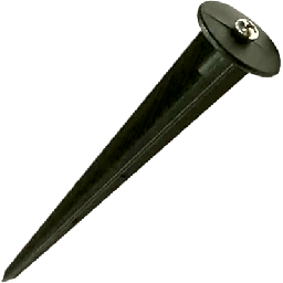 [JLLE07ACC] Estaca para Luminario LED / Hierro Recubierto / 15 cm / Resistente a la Corrosión / Encaje Directo / Compatible JLLE y JLW | JLLE07ACC