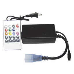 [JLPM-01] Adaptador de Manguera LED / Control Remoto RGB / IP65 / 12V DC / 120° / 150W / Interior-Exterior | JLPM-01