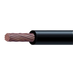 [SLY-304-BLK] (SLY304) Cable de Cobre Recubierto THW-LS Calibre 10 AWG 19 Hilos Color negro (Venta por Metro) | SLY-304-BLK
