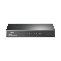 [TLSF1009P] Switch PoE+ No Administrable / De Escritorio 9 puertos 10/100 Mbps / 8 puertos PoE af/at Inteligente / Presupuesto 65 W / Hasta 250 metros | TLSF1009P