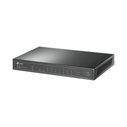 [TL-SG1210P] Switch de escritorio PoE+, no Administrable 8 puertos 10/100/1000 Mbps + 1 puertos 10/100/1000 Mbps (Uplink) + 1 puerto SFP, 63W | TL-SG1210P