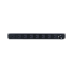 [PDU15B2F8R] PDU Básico Para Distribución de Energía, Con 8 Tomas NEMA 5-15R Traseras y 2 Tomas 5-15R Frontales, 1UR, 15 Amp, 120 Vca | PDU15B2F8R