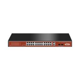 [WI-PS526G] Switch PoE (802.3af/at/bt) / No administrable de largo alcance / Hasta 250m / Con 24 x 10/100Mbps + 2 x SFP Gigabit Combo / 250 W | WI-PS526G