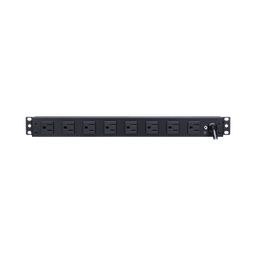[PDU15B8R] PDU Básico Para Distribución de Energía, Con 8 Tomas NEMA 5-15R Traseras, 1UR, 15 Amp, 120 Vca | PDU15B8R