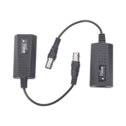 [TT-IP-CX] Kit EXTENSOR IP por cable CABLE COAXIAL para distancias de HASTA 200 m / REUTILIZA EL CABLEADO EXISTENTE PARA CONECTAR CÁMARAS IP / No Requiere Energía / Transmisión en Tiempo Real / Protección Contra Sobretensiones Incorporada | TT-IP-CX
