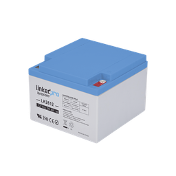 [LK2612] Batería 12 V / 26 Ah / UL / Tecnología AGM / Vida útil promedio de 5 años /Para uso en equipo electrónico, Alarmas de Intrusión / Incendio/ Control de acceso / Video Vigilancia / Terminales M5 | LK2612