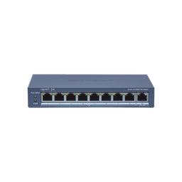 [DS-3E1309P-EI(B)] Switch Administrable PoE+ / 8 puertos 100 Mbps PoE+ / 1 puerto 1000 Mbps de Uplink / PoE hasta 300 Metros / Conexión Remota desde Hik-ParnerPro / 110 W | DS-3E1309P-EI(B)