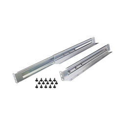 [4POSTRAIL] Kit de Rieles Para Racks de 4 Postes, Para UPS de 1 a 3 UR, Profundidad Ajustable, Soporte de Peso de 104.78 Kg | 4POSTRAIL