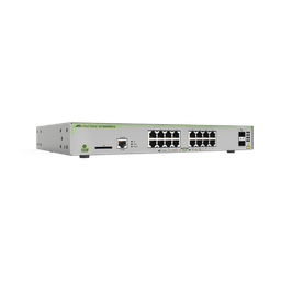 [AT-GS970M/18PS-R-10] Switch PoE+ Administrable CentreCOM GS970M, Capa 3 de 16 Puertos 10/100/1000 Mbps + 2 SFP Gigabit, 247 W | AT-GS970M/18PS-R-10