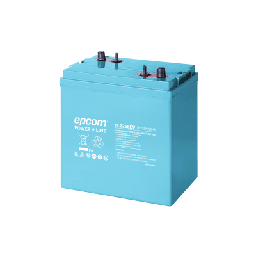 [PL2256EV] Batería Marina de  Ciclo Profundo 6V@225Ah, AGM-VRLA Terminal F22(m8), F14, 1035A CCA/  Montacargas. / Plataformas Genie /Maquina Jenny, Carritos de Golf | PL2256EV