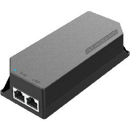 [GS-POE30W-MG] PoE Injector Grandstream 30W MultiGigabit / Compatible con IEEE 802.3af/at / 1x 2.5Gbps RJ45 LAN IN / 1x 2.5Gbps RJ45 LAN OUT con PoE 30W / 100~240VAC / 54VDC / Plug-and-Play / FCC, CE, RCM, IC | GS-POE30W-MG