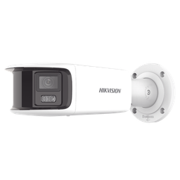 [DS-2CD2T87G2-PLSU/SL(C)] [FlexVu] [PROTECCIÓN ACTIVA] Bala IP Panorámica 8 Megapixel (4K) / 2 Lentes 4 mm (180°) / Imagen a Color 24/7 (ColorVu) / PoE / WDR 130° / IP67 / ACUSENSE / Luz Estroboscópica y Alarma Audible / 40 mts Luz Blanca / Micro SD | DS-2CD2T87G2-PLSU/SL(C)