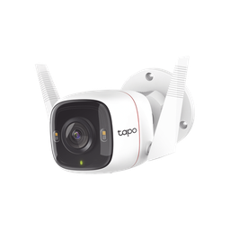 [TAPO-C320WS] Cámara IP 4 Megapixel (2K) / Lente 3.18 mm / Wi-Fi / 30 mts IR / Exterior IP66 / Audio Bidireccional / Micro SD  hasta 256 GB / Compatible con Google y Alexa | TAPO-C320WS
