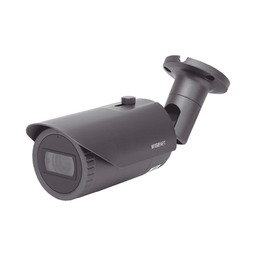 [QNO-8080R] Cámara IP Tipo Bala Antivandálica 5 Megapíxel / Lente Varifocal 3.2 - 10mm / IR 30M / WDR 120db / IP66 / H.265 & WiseStream | QNO-8080R