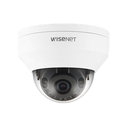 [QNV-8010R] Cámara IP Tipo Domo Antivandálica 5 Megapíxel / Lente 2.8 mm / IR 20M / WDR 120db / Exterior IP66 / H.265 & WiseStream | QNV-8010R