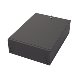 [GABVID4R3] Gabinete Metálico para DVR/NVR con Chapa y llave. | GABVID4R3