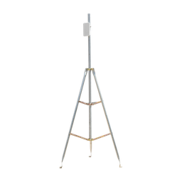 [LP-TP-SLM-3] Kit de Montaje de Tripie con Mástil de 3 metros Ideal para instalar Antenas, Radios, Cámaras, etc... | LP-TP-SLM-3