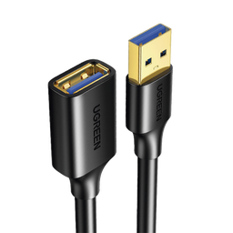 [30127] Cable Extensor USB 3.0 / 3 Metros / Macho-Hembra / 5 Gbps / Ultra Durabilidad / Núcleo de cobre estañado 28/22 AWG / Blindaje interior múltiple / Ideal para teclado, mouse , etc. | 30127