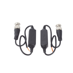 [TT-101-F-TURBO-EXT] Kit de Transceptores (Baluns) para EXTERIOR TurboHD Hasta 4K HD-TVI / HD-CVI / AHD / CVBS / COAXITRON / AUDIO POR COAXITRON  / Menu OSD / CONECTORES 100% COBRE / Con Cable RF Blindado. Distancia de hasta 200 m en 4K. Calidad PREMIUM | TT-101-F-TURBO-EXT