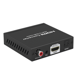 [TT3061] Extractor de Audio de HDMI a HDMI + Audio / Salida de Audio Digital o Análoga / SPDIF / Toslink / Auxiliar 3.5mm (Estéreo) / Salida HDMI solo video / Soporta ARC / HDR / HDCP / Separa el Audio del Contenido HDMI . | TT3061