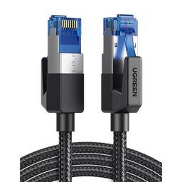 [80429] Cable Ethernet Cat8 CLASS F/FTP Redondo con Malla de Nylon 1 Metro (3.28 Pies) | 80429