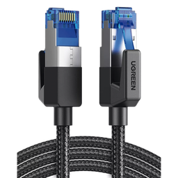 [80431] Cable Ethernet Cat8 CLASS F/FTP Redondo con Malla de Nylon 2 Metros (6.56 Pies) | 80431