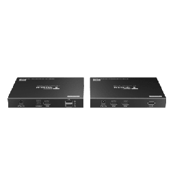 [TT676KVM] Kit extensor KVM (HDMI y USB) hasta 70 metros | Resolución 4K @ 60 Hz | Cat 6, 6a y 7 | IPCOLOR | CERO LATENCIA | HDR10 | Salida Loop | Puerto S/PDIF | Uso 24/7 | Transmite el Video y Controla tu DVR vía USB a distancia. | TT676KVM