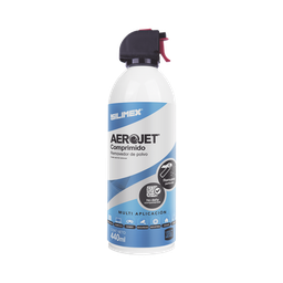 [AEROJET-440] Removedor de Polvo y Residuos (Aire Comprimido) para Limpieza de Equipos Electrónicos, 440 ml | AEROJET-440