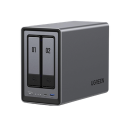 [25242] NASync DXP2800 | SO UGOS Pro |  Intel N100 12th Gen Intel® 4 Core™ | 2 Bahías SATA hasta 48TB | 2-Bahias (M.2 NVMe) hasta 16TB | 8GB DDR5 (Exp. a 16GB) | Ethernet 2.5G  | HDMI 4K | 2* USB2.0 | 1*USB 3.2Gen | 1* USB 3.2Gen2 | 1*USB-C 3.2Ge | 25242