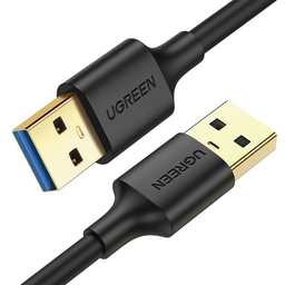 [90576] Cable USB-A 3.0 a  USB-A 3.0 / 3 Metros / Macho a Macho / Conector Niquelado / Núcleo de Cobre Estañado / Blindaje Múltiple / Velocidad 5Gbps / No Requiere Controlador / Compatible con USB 2.0 Y USB 1.1 | 90576