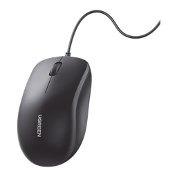 [90789] Mouse Óptico USB | Cable USB de 1.5 metros | 3 Botones | 1200DPI | Diseño Ergonómico | Silencioso | Color Negro | Windows / MacOS / Linux / Chrome y otros | También Compatible con  DVR / NVR. | 90789