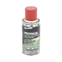 [PROTEKSIL] Revestimiento Protector Anti-Corrosión en Aerosol, Protege circuitos y conductores Electricos, es Ideal para usarse en Ambientes Altamente Húmedos, 170 ml. | PROTEKSIL