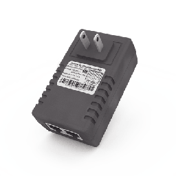 [ADPOE4805] Adaptador de pared / Inyector PoE / 48 Vcc / 0.5 A / Controlado por chip IC / Protección contra OV, OC, SC, UV/  Fácil de instalar | ADPOE4805