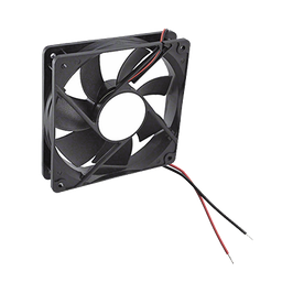 [259-1472-ND] Ventilador Anticondensante Axial Cuadrado, 12Vcc, 120x120x25 mm, 75.0 CFM, 1.9 W, 161 mA, 2200 RPM. | 259-1472-ND